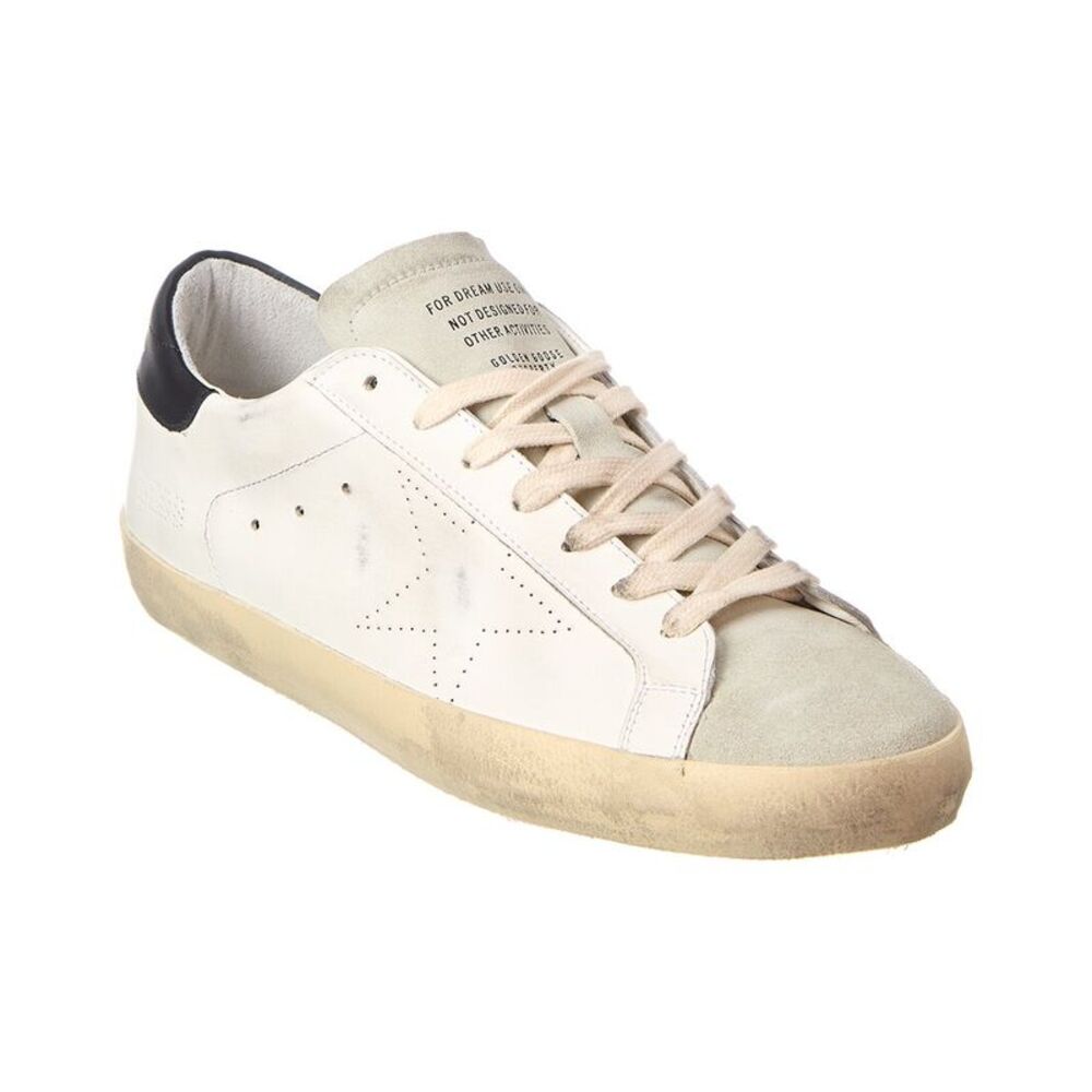 Golden Goose Superstar Leather & Suede Sneaker, White